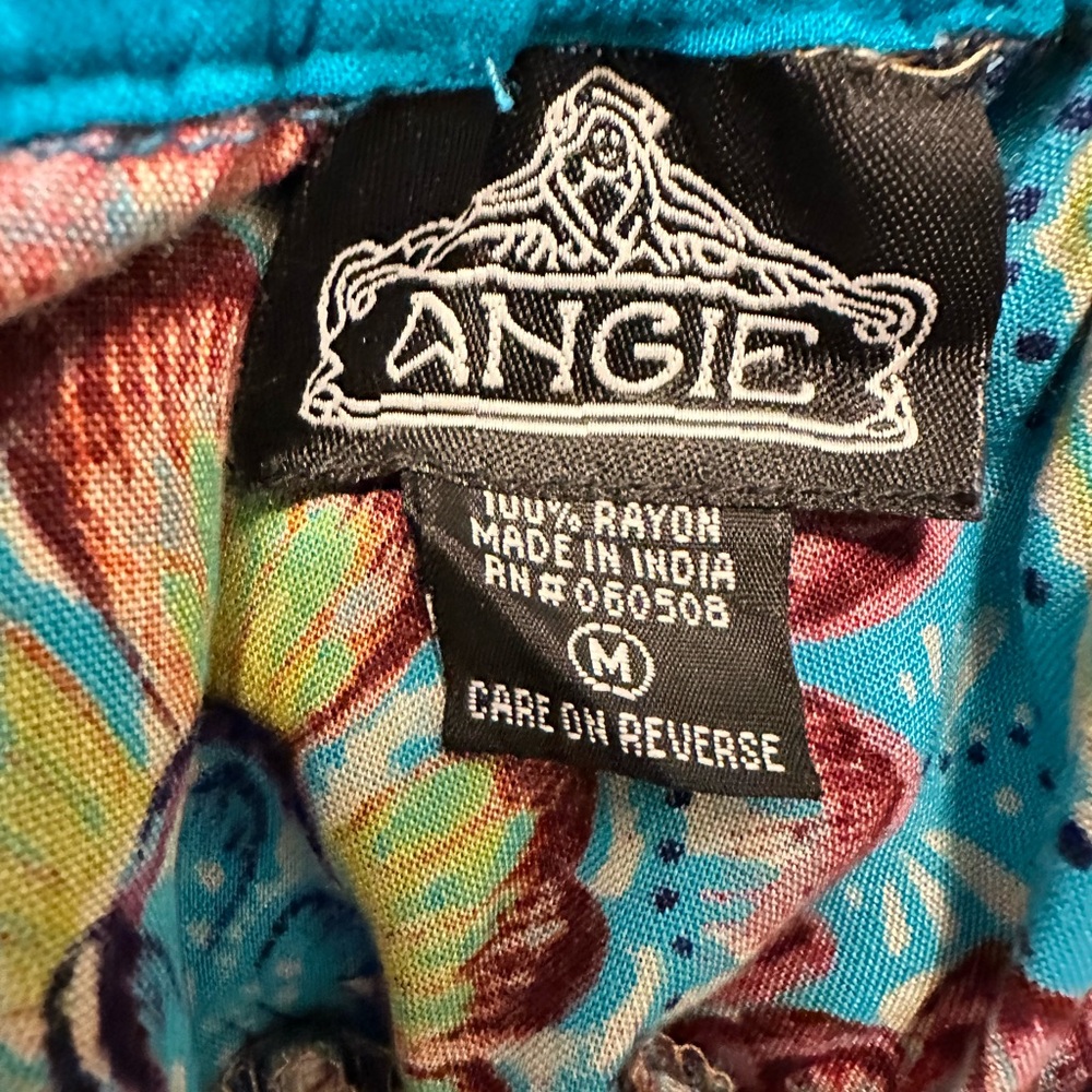 Angie  Bohemian Maxi Skirt Tagged a Med but fits a Lrg-XL See Measurements - Picture 6 of 6